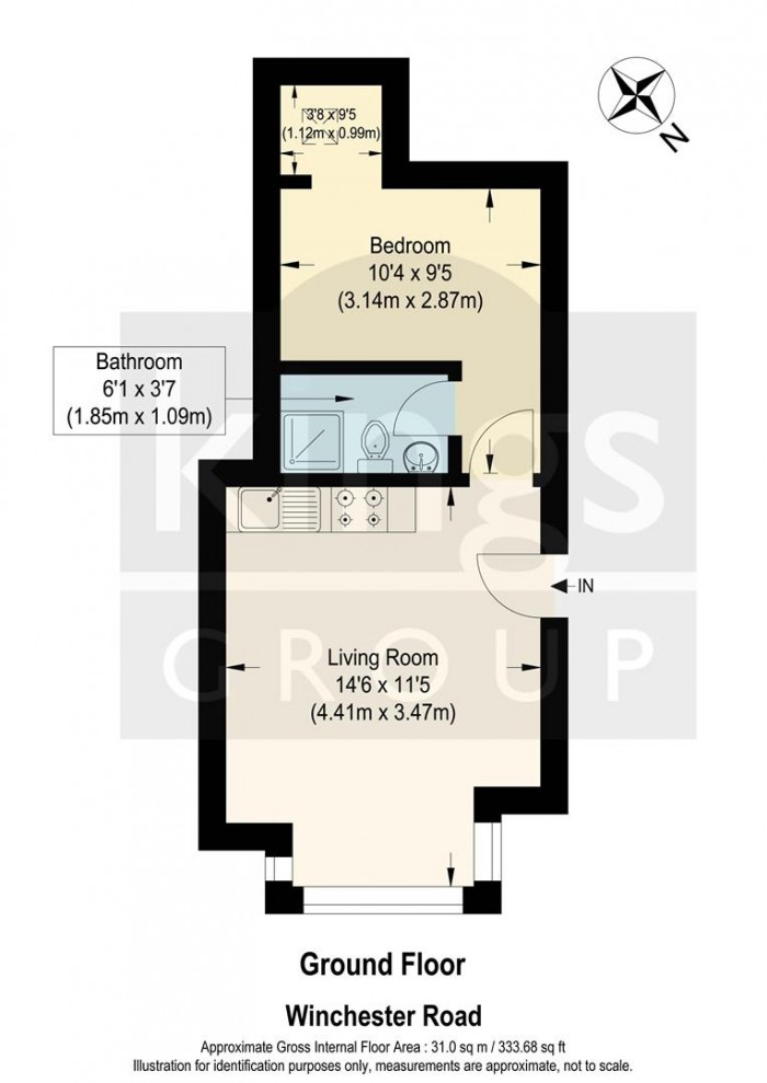 Floorplan for Winchester Road, Edmonton, N9