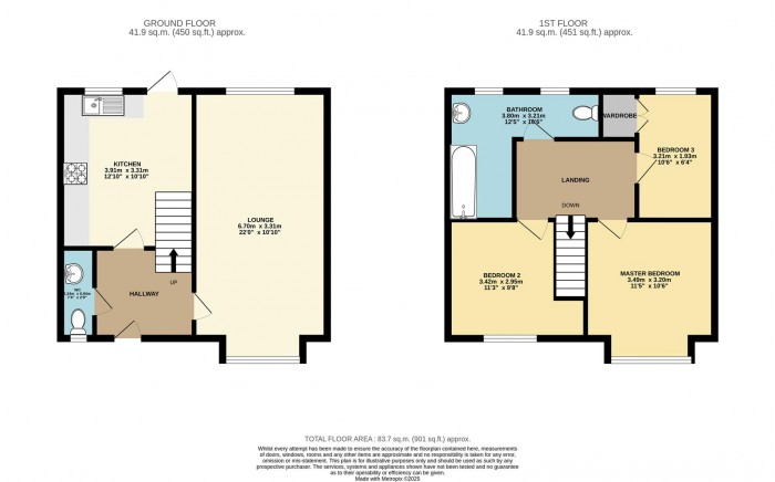 Floorplan for Barn Mead, Harlow