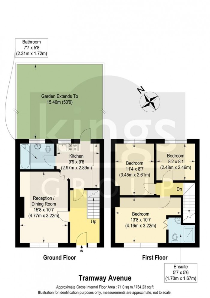 Floorplan for Tramway Avenue, Edmonton, N9