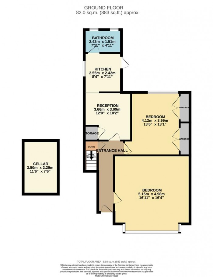 Floorplan for Clarendon Gardens, Ilford