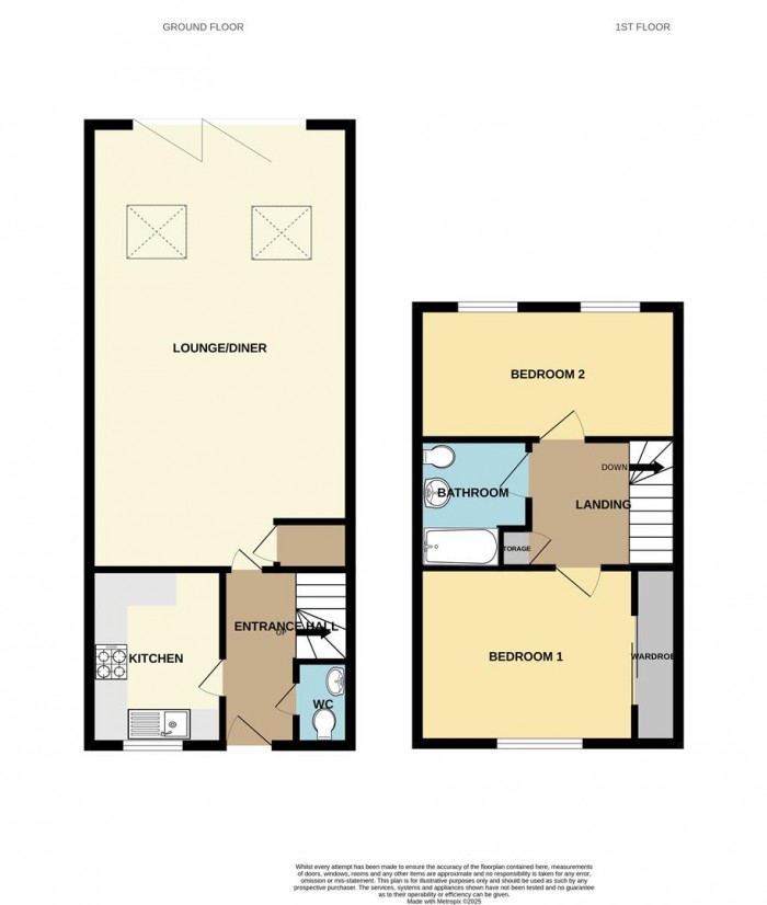 Floorplan for Aynsley Gardens, Church Langley