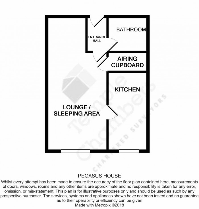 Floorplan for Pegasus House, Crossbrook Street, Cheshunt