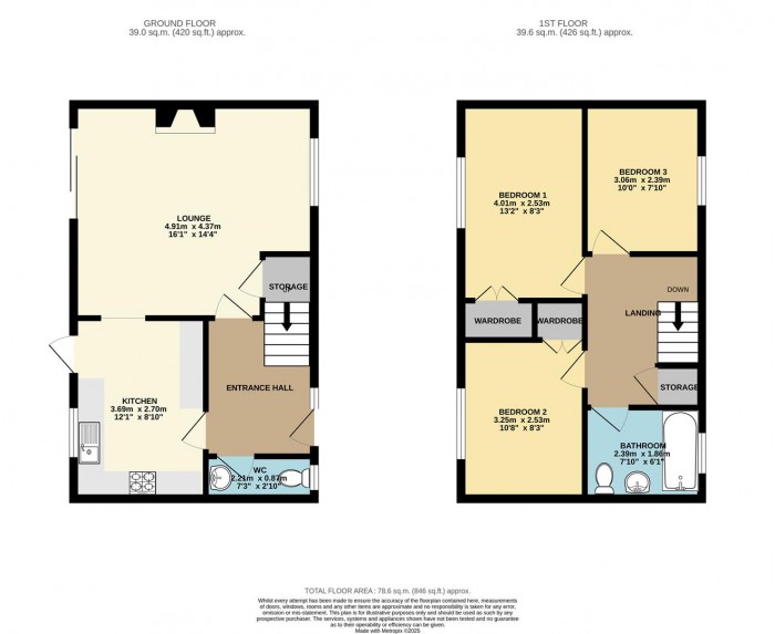 Floorplan for Standingford, Harlow