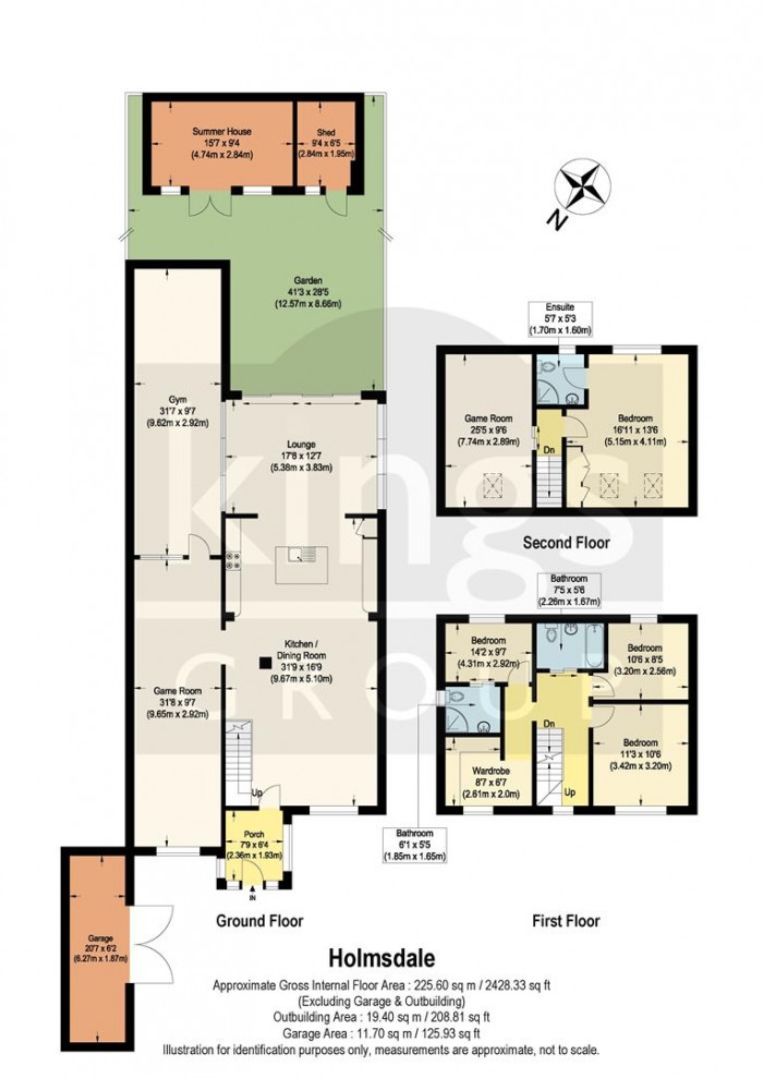 Floorplan for Holmesdale, Waltham Cross