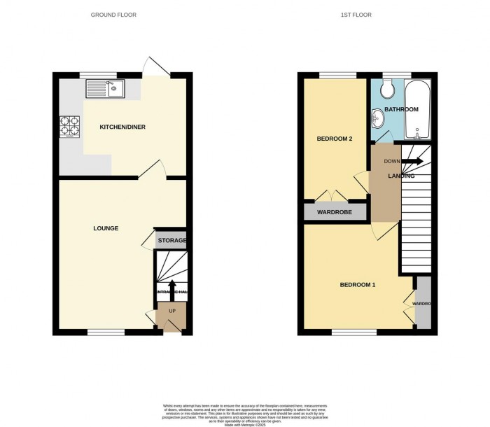 Floorplan for Coalport Close, Church Langley