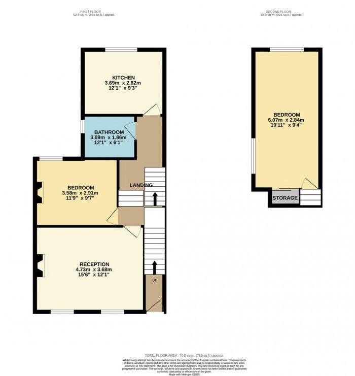 Floorplan for Northcote Road, London