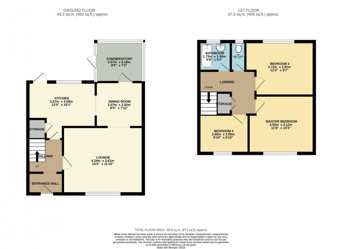 Floorplan for Kingsland, Harlow