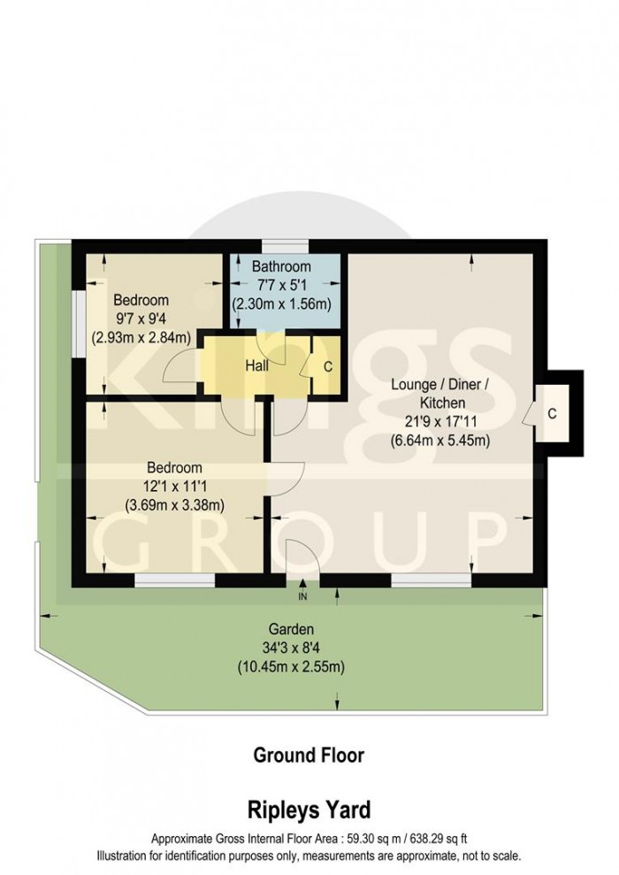 Floorplan for Turners Hill, Cheshunt, Waltham Cross