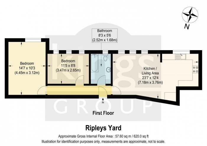 Floorplan for Turners Hill, Cheshunt, Waltham Cross