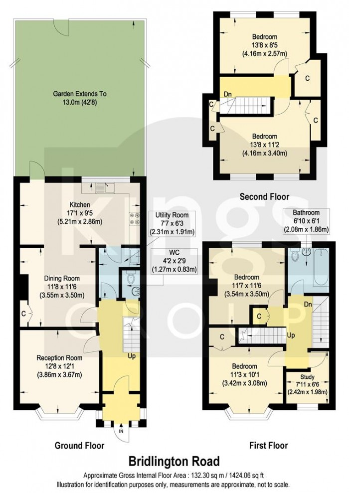 Floorplan for Bridlington Road, Edmonton, N9