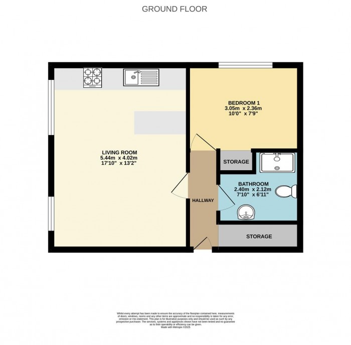 Floorplan for Crossbrook Court, Crossbrook Street, Cheshunt, Waltham Cross