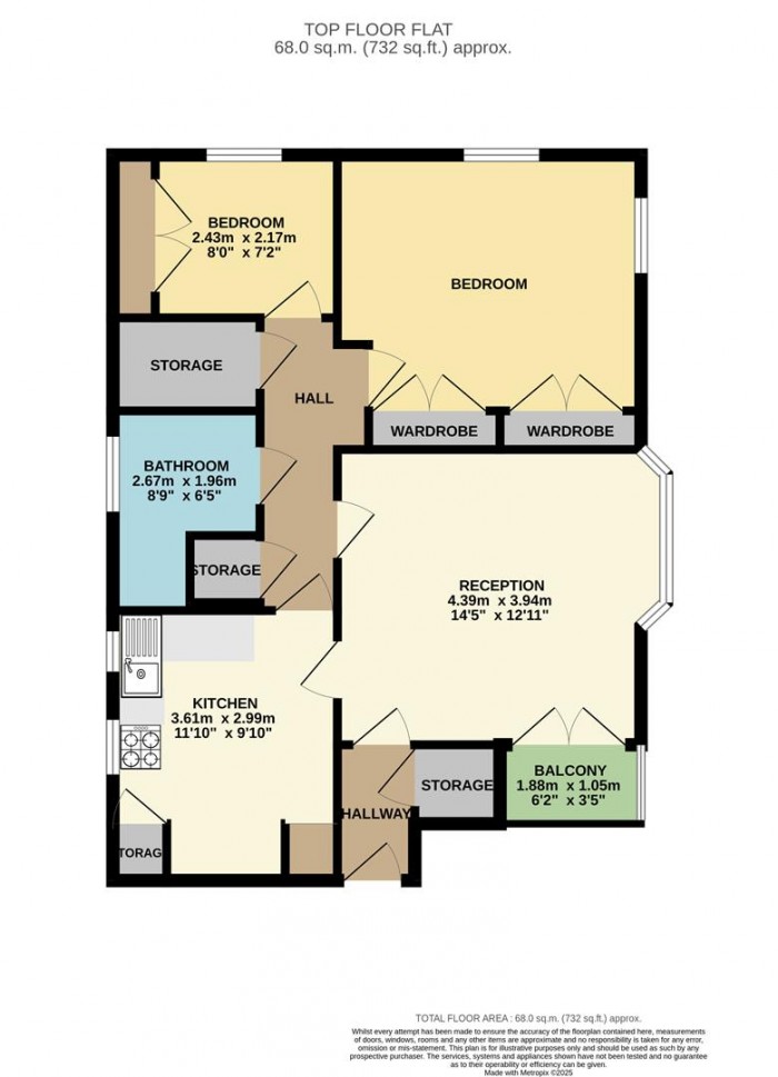 Floorplan for Fernhill Court, London