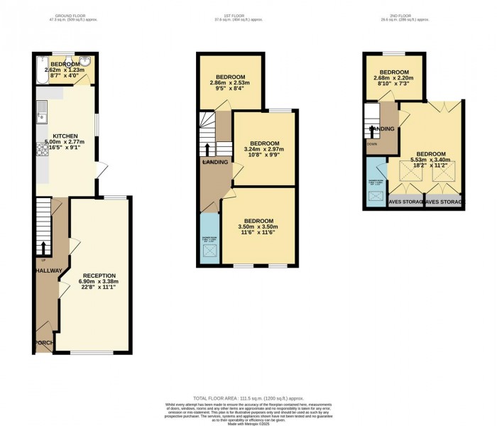 Floorplan for Victoria Road, London