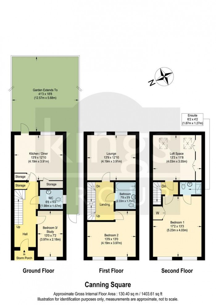 Floorplan for Canning Square, Enfield