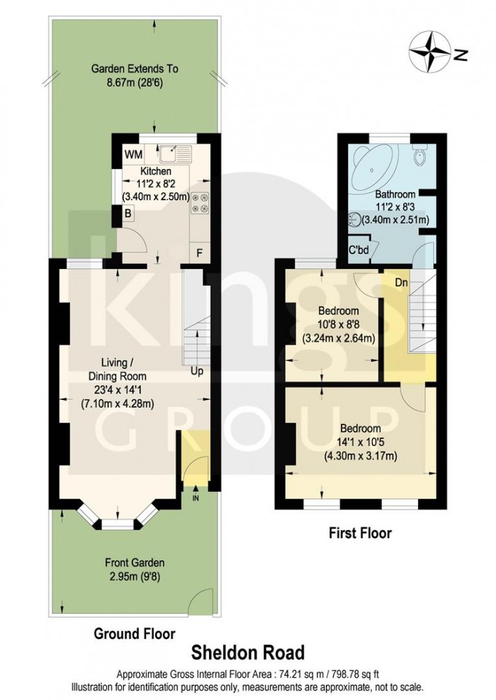 Floorplan for Sheldon Road, Edmonton, N18